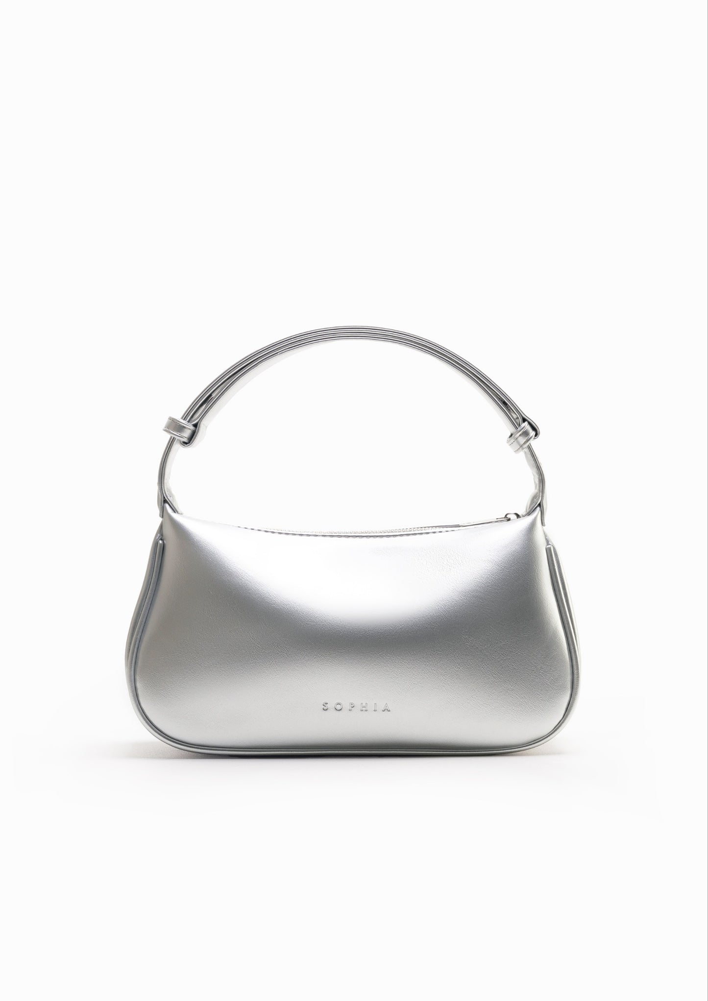 SIENA HANDBAG IN SILVER