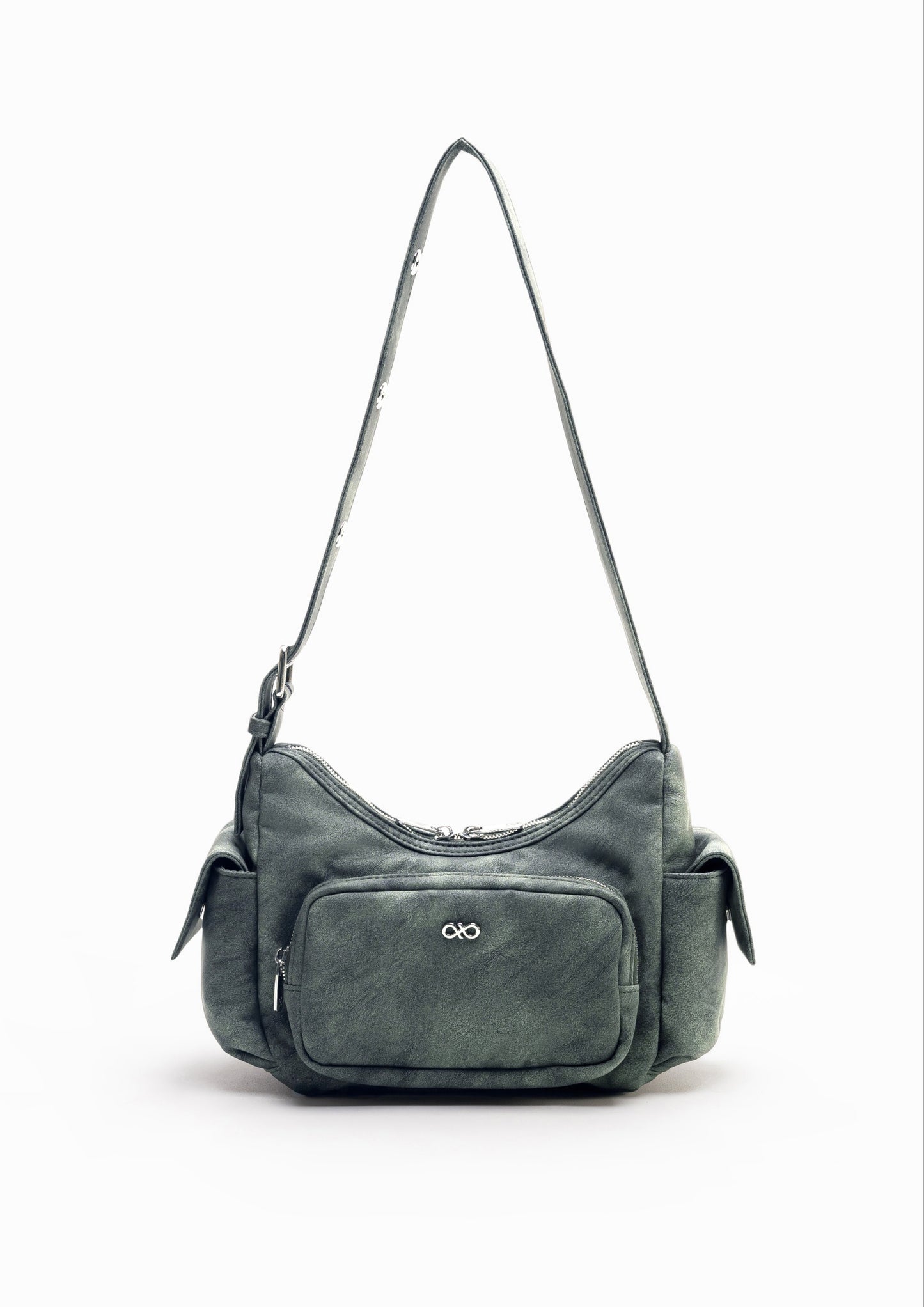 TATE POCKET HANDBAG IN MOSS