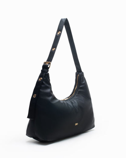 CUSHY HOBO BAG IN BLACK