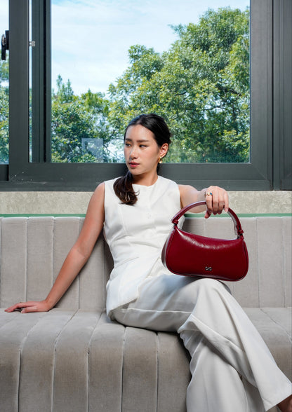 SIENA HANDBAG IN CHERRY