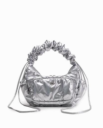 GLAM POCKET BAG IN CHROME