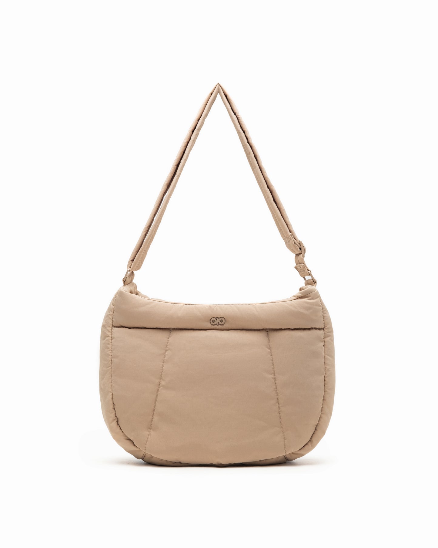 COSY PUFFY CROSSBODY BAG IN MOCHA