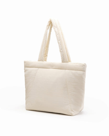 COSY PUFFY TOTE BAG IN MOONBEAM