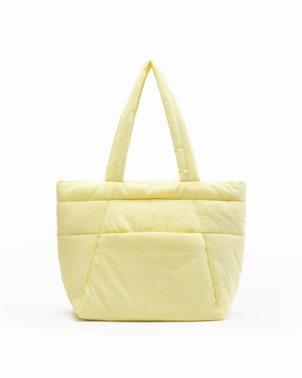 COSY PUFFY TOTE BAG IN DAFFODIL