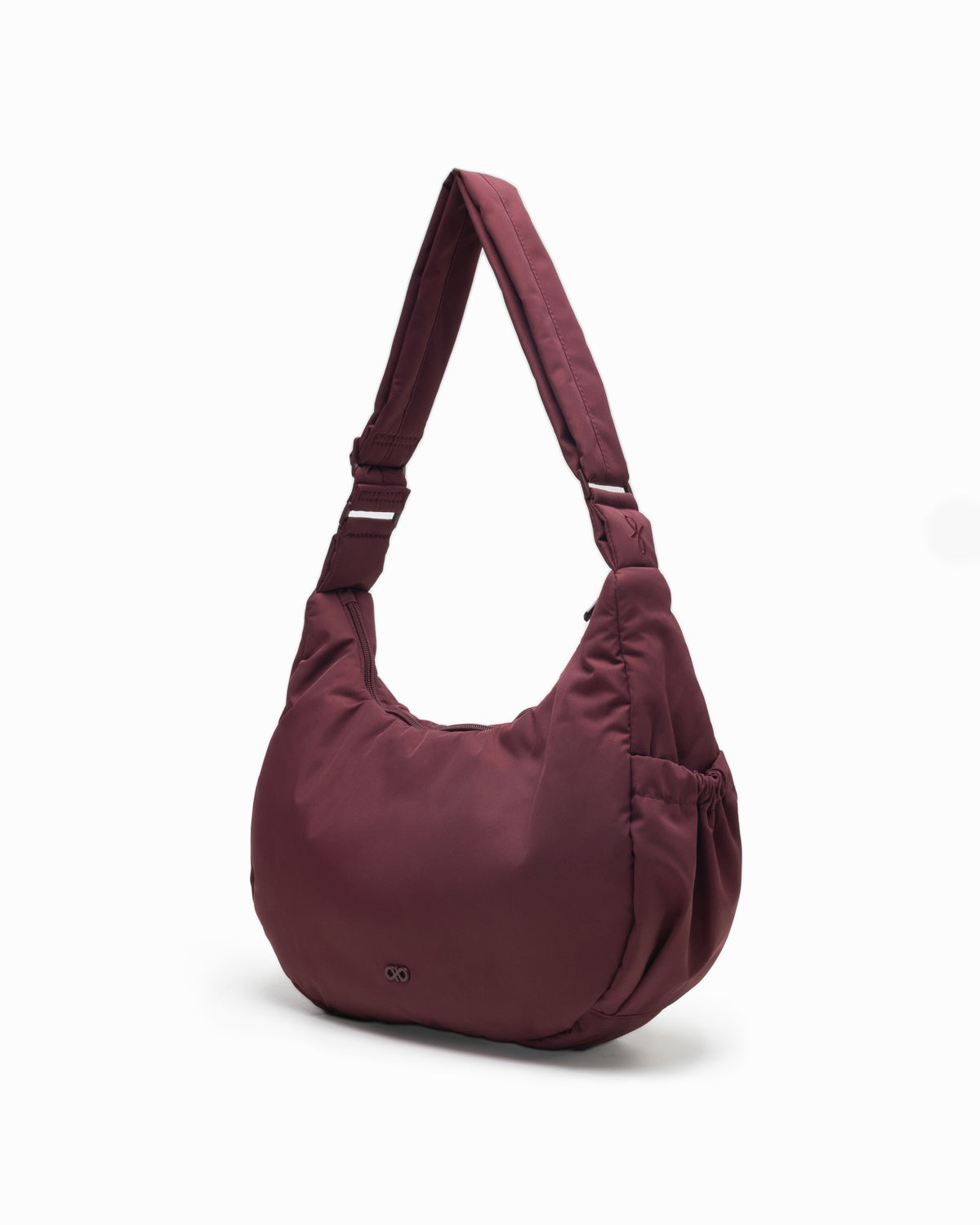 L COSY LUXE CRESCENT BAG WINE