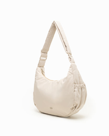 L COSY LUXE CRESCENT BAG IN OAT