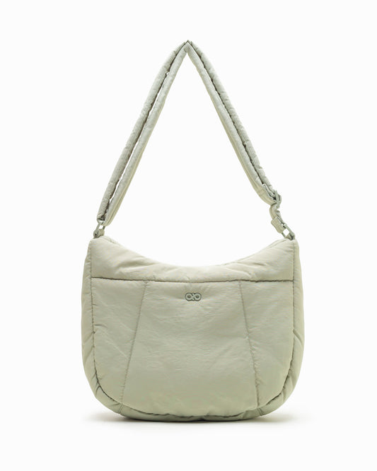 COSY PUFFY CROSSBODY BAG IN SAGE