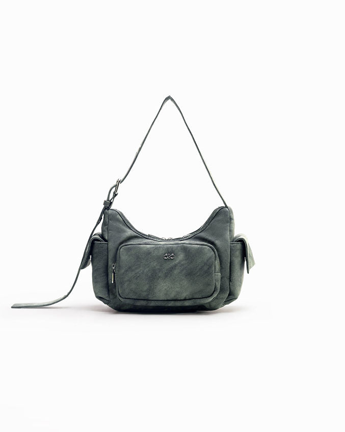 TATE POCKET HANDBAG IN MOSS