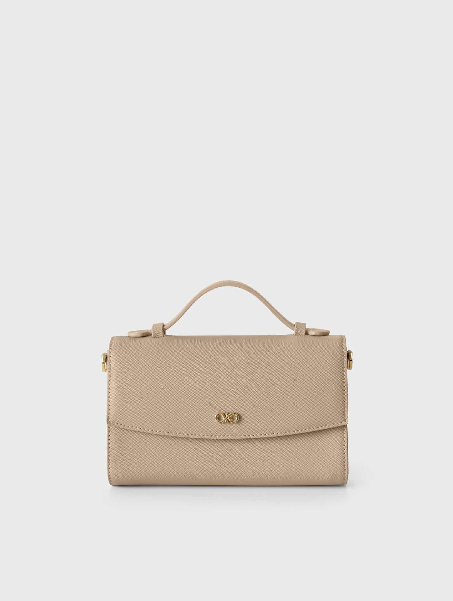 ELFIE 2-WAY CROSSBODY BAG IN CREAM